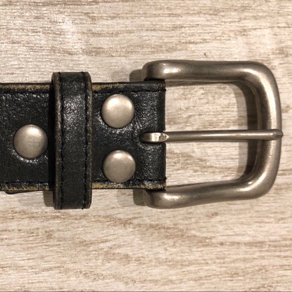 1639 US Leather Vera Pelle Rhinestone Peace Belt - Picture 6 of 8